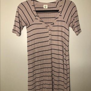 Billabong striped swing dress